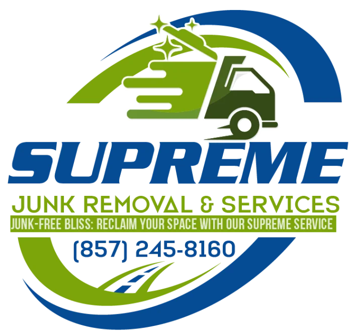 supreme junk removal and services logo